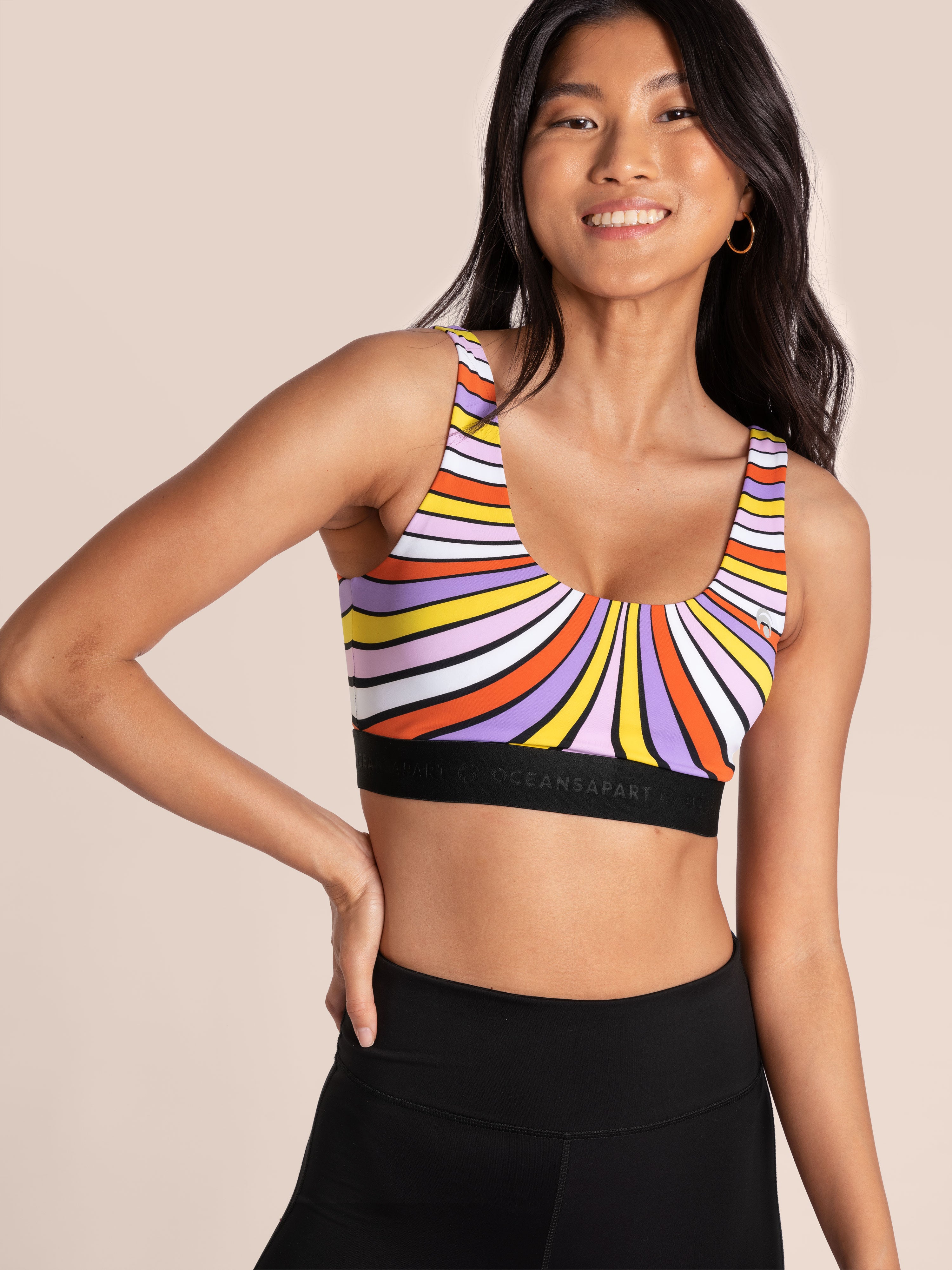 Allover Rainbow Bra