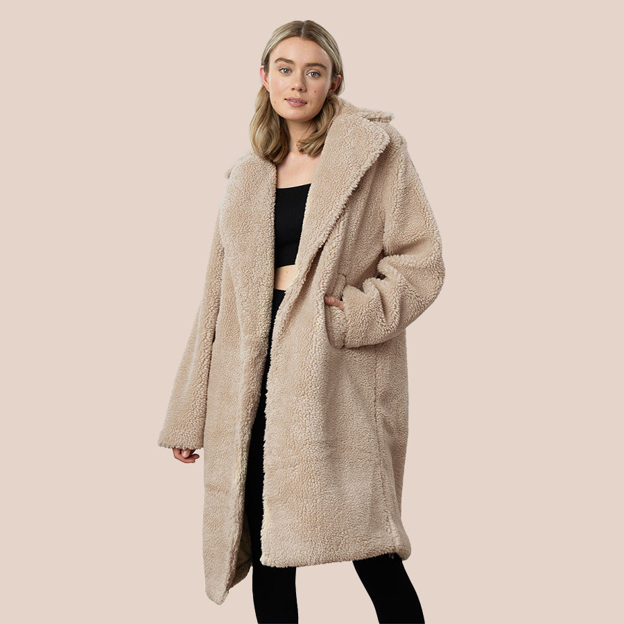 Cosy teddy coat best sale