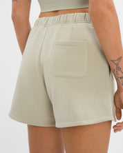 Ivy Short Set - Dove Grey & White