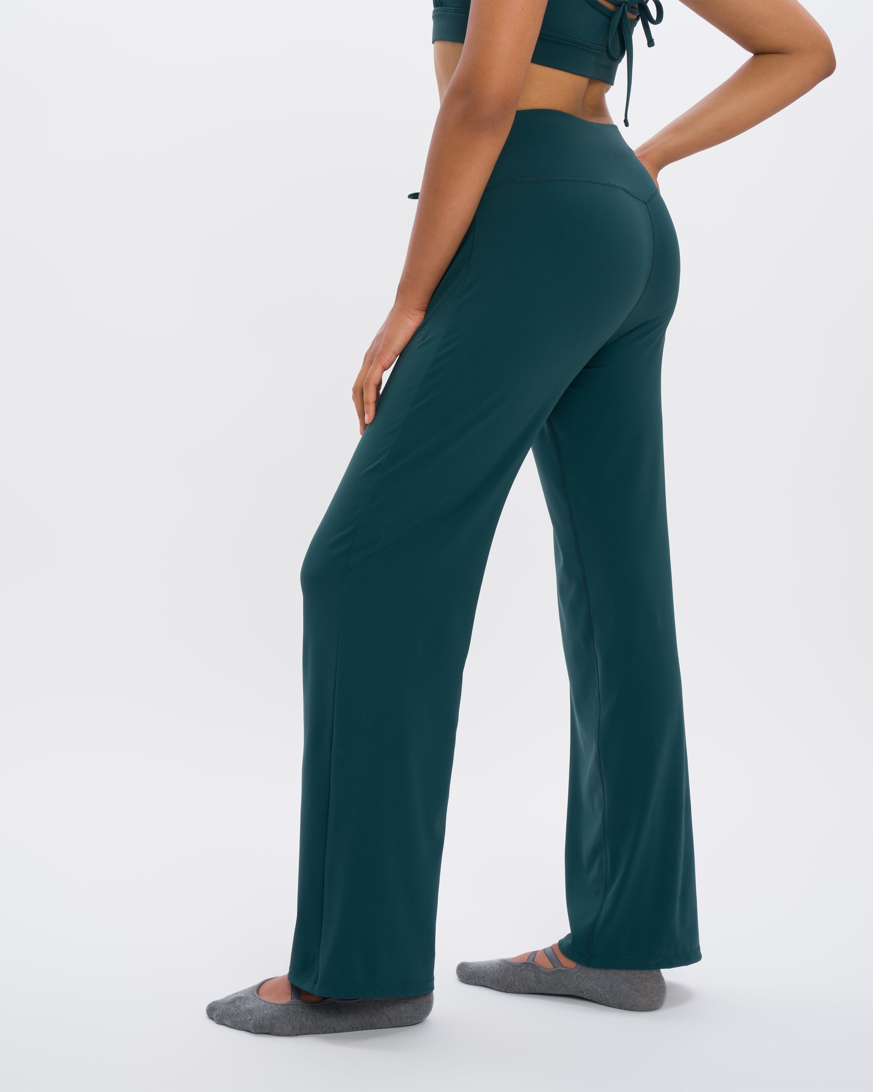 Eve Wideleg Set - Emerald Green