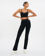 Maya Flared Set Tall - Black