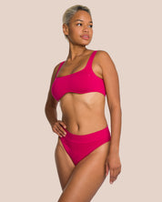 Moana Sculpting Thong Set - Deep Magenta